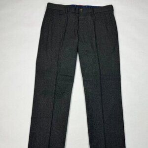 Alberto‎ Turn Regular Slim Fit Casual Flannel Pants Mens 34 EUC Pockets Gray